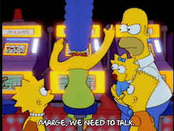 Marge Simpson Gambling 