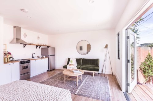 Stylish Backyard ADU with nice kitchen