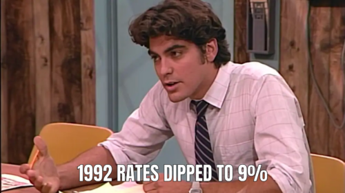 Booker Brooks - 1992 rates were 9%